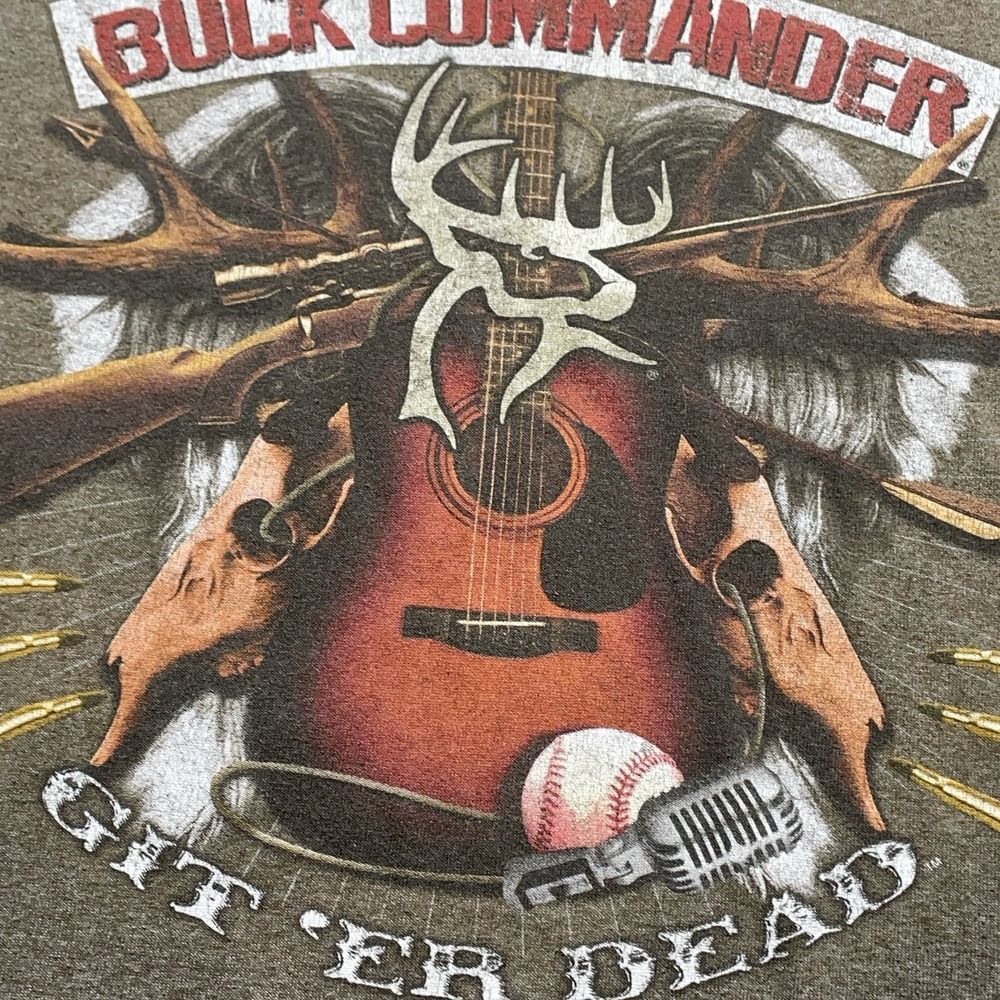 Buck Commander Gear Redemption T Shirt Men's 2XL Hunting Outdoors Grunge - Picture 10 of 14